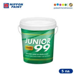Nippon Paint นิปปอนเพนต์ จูเนียร์ 99 สำหรับภายใน (ด้าน) #100 สีขาว