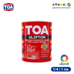 TOA ทีโอเอ กลิปตั้น สีน้ำมันเคลือบกึ่งเงา