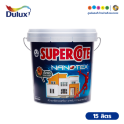 Dulux ซูเปอร์โคท นาโนเท็กซ์ #001 สีขาว (ชนิดกึ่งเงา)