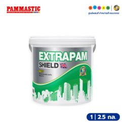 PAMMASTIC ปามมาสติก สีน้ำอะคริลิกเอ็กซ์ตร้าปามชิลด์ภายใน ชนิดด้าน (เบส)