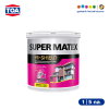 TOA ทีโอเอ ซุปเปอร์เมเทค สีน้ำอะคริลิกชนิดด้าน สําหรับภายนอก #SM100