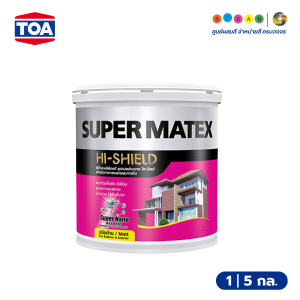 TOA ทีโอเอ ซุปเปอร์เมเทค สีน้ำอะคริลิกชนิดด้าน สําหรับภายนอก #SM100