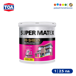 TOA ทีโอเอ ซุปเปอร์เมเทค สีน้ำอะคริลิกชนิดด้าน สําหรับภายนอก (เบส)