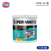 TOA ทีโอเอ ซุปเปอร์เมเทค สีน้ำอะคริลิกชนิดด้าน สําหรับภายใน #SM100