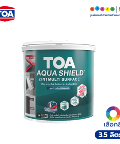 TOA ทีโอเอ อะควาชิลด์ สีเคลือบรวมรองพื้น สูตรน้ำ ชนิดกึ่งเงา