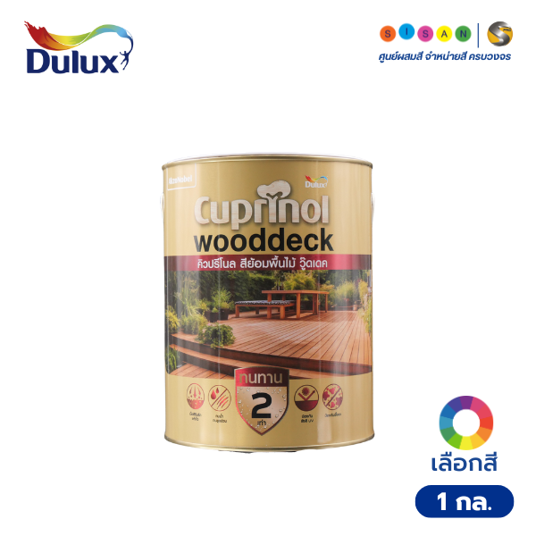 ดูลักซ์ สีย้อมไม้คิวปรีโนล วู๊ดเดค ชนิดด้าน