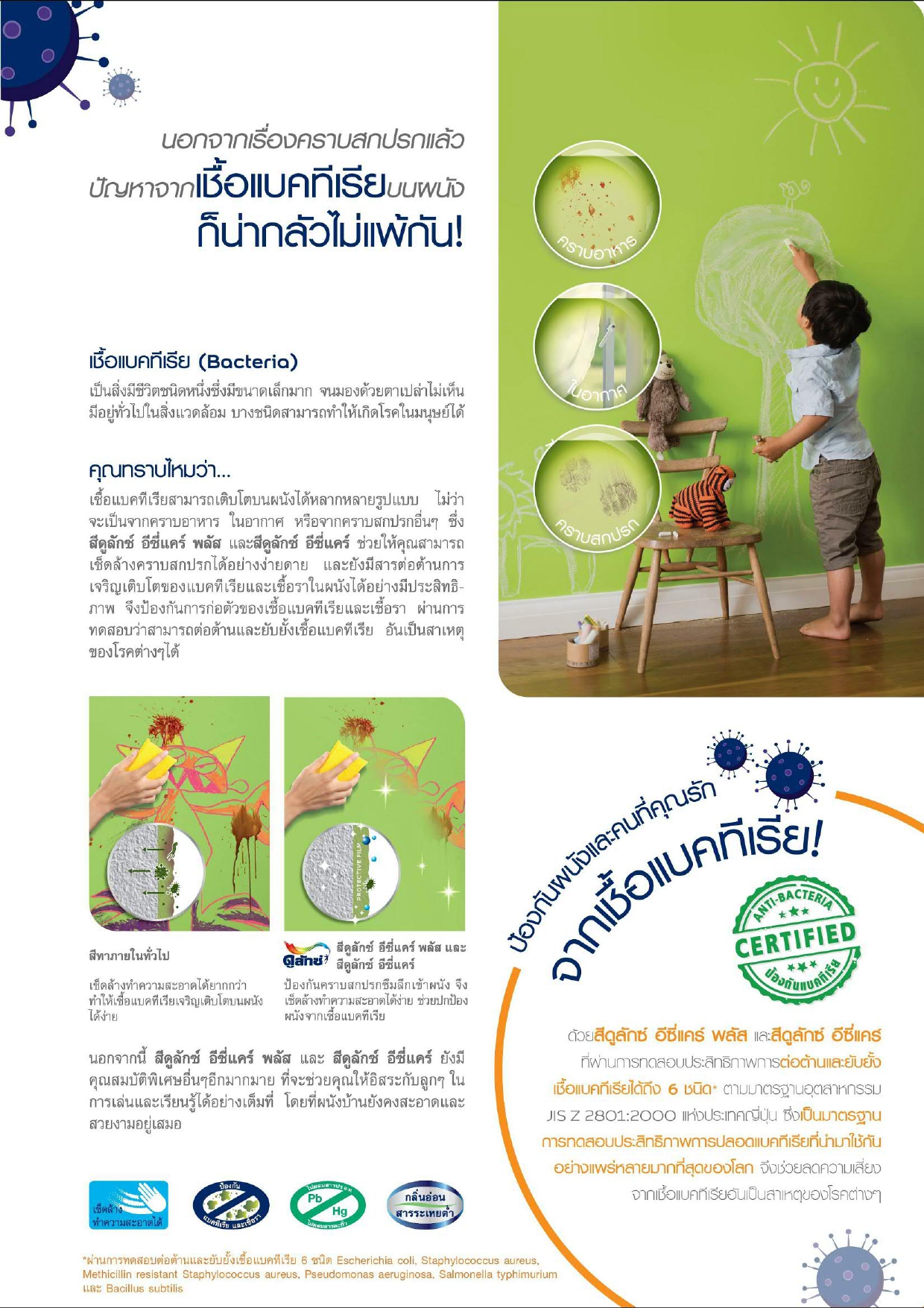 Dulux ดูลักซ์ อีซี่แคร์ กึ่งเงา #4935 สีขาว (พิเศษ) - Image 4
