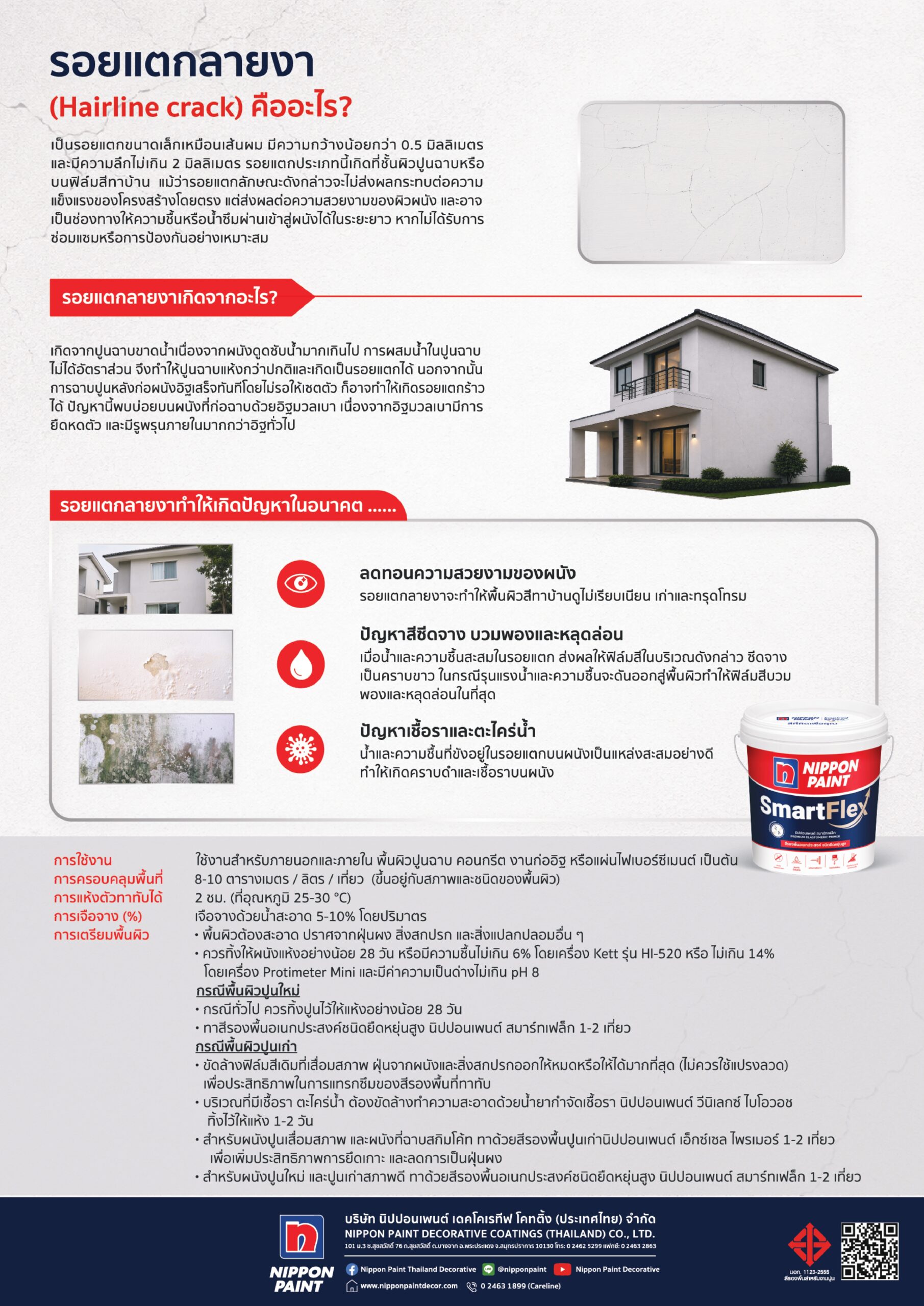 Nippon Paint นิปปอนเพนต์ สมาร์ทเฟล็ก (ด้าน) - Image 3